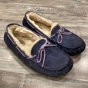 Ugg Dakota Slippers Size 9 Navy Blue
